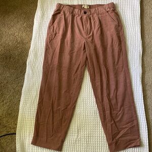 Dusty rose. Light weight corduroy pants